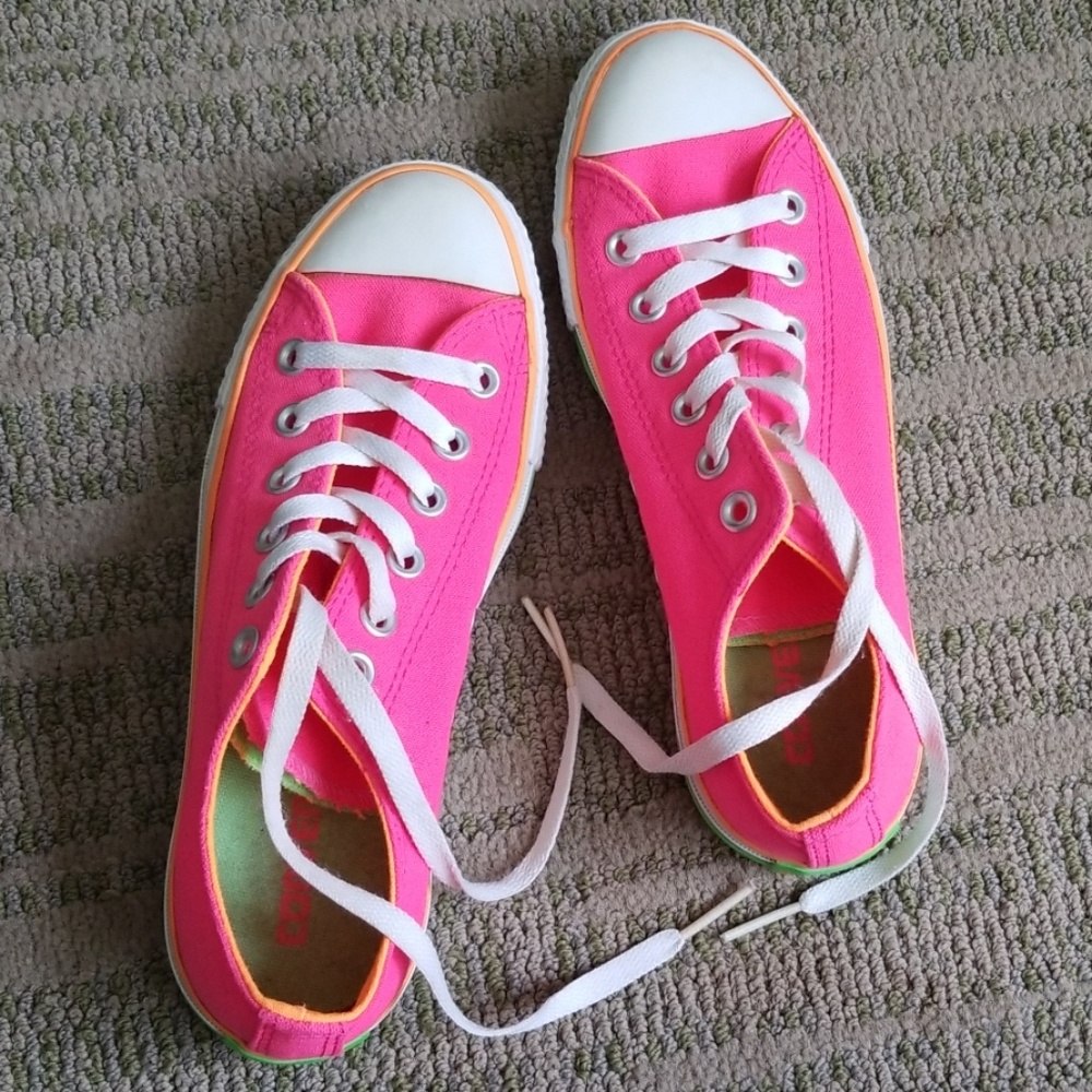 Neon Converses Size 7